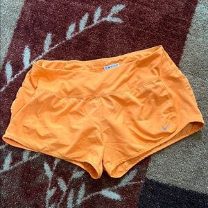 Nike Women's Bright Orange Athletic Shorts